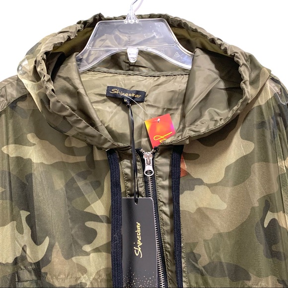 NWT Camo Print Mesh Hoodie - Picture 6 of 15